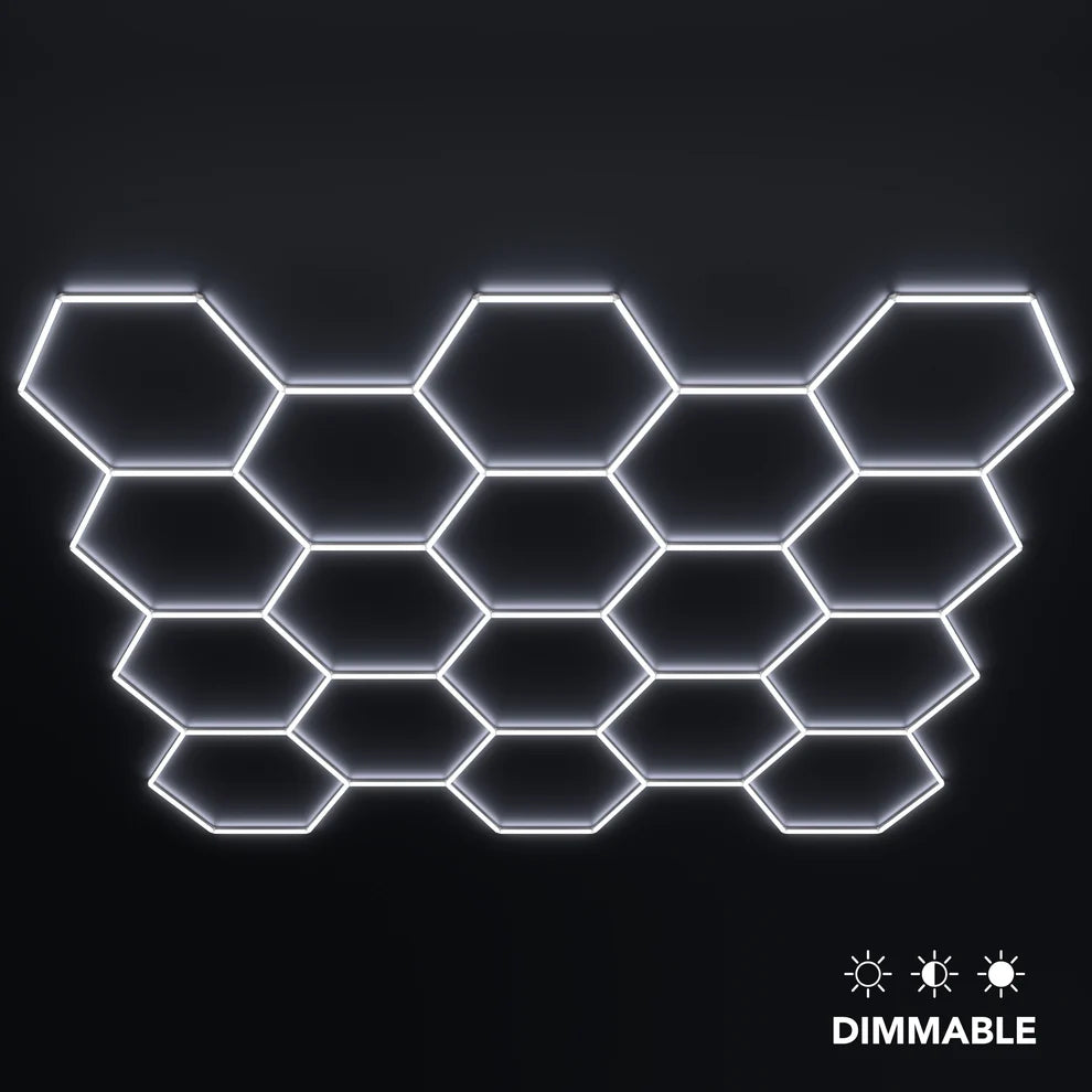 Dimmable ledSHOP 18 Grid 6500k ULTRAbright (18 x 8’)