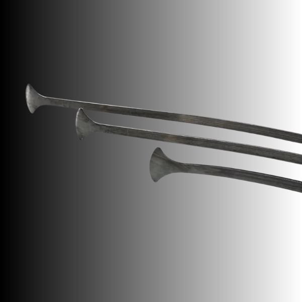 3-Piece Rainbow Arc Whale-Tail Rod Set with 30mm Wide Tips - PDRequipment.com