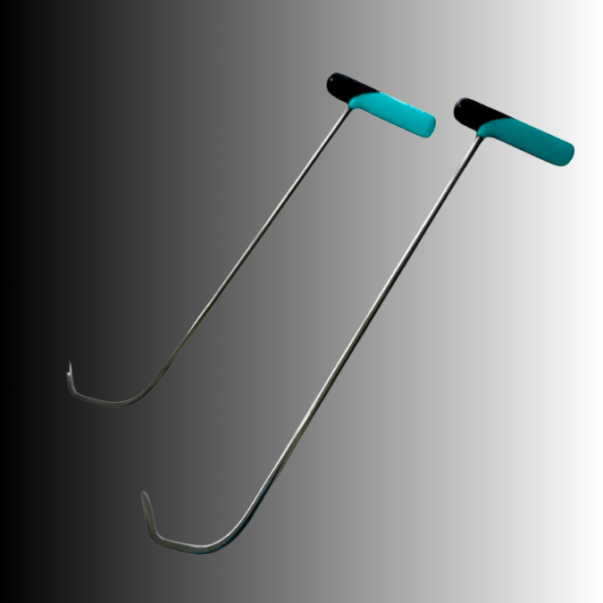 The Claws 2-Piece U-Bend Sharp Tip Steel PDR Tools - PDRequipment.com