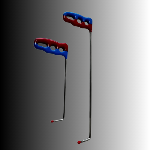 2-Piece Single Bend Custom Tip Steel PDR Tools - PDR Equipment International