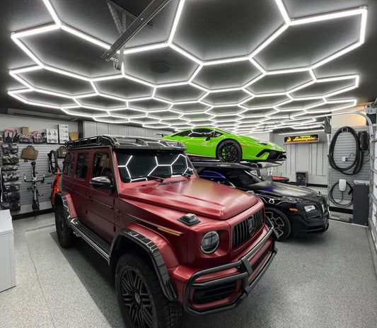 ledSHOP Large 3 Car Garage System 6500k UltraBRIGHT (27.32’ x 19.94')