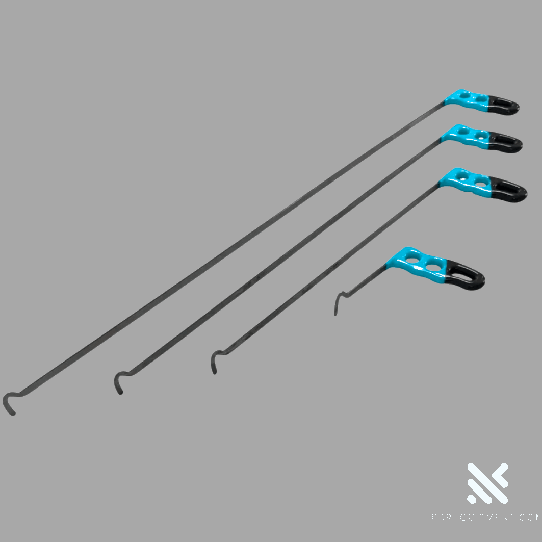 3-Piece Rainbow Arc Whale-Tail Rod Set with 40mm Wide Tips - PDRequipment.com