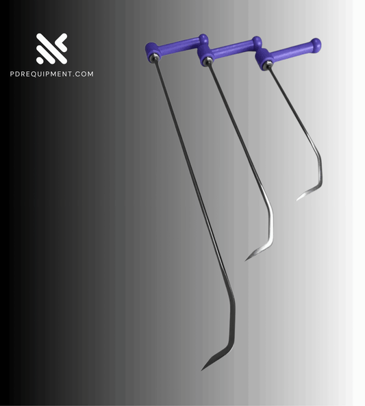 3-Piece 360° Rotating Paintless Dent Repair Rod Set - PDRequipment.com