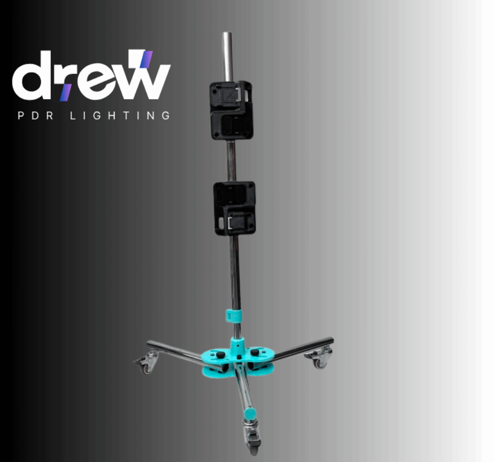 Drew Light Stand with Single 18v Adapter - PDR Equipment International
