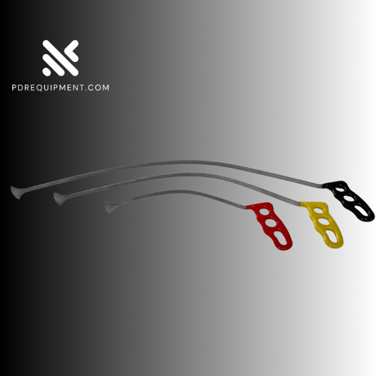 3-Piece Rainbow Arc Whale-Tail Rod Set with 30mm Wide Tips - PDRequipment.com