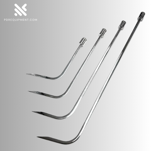 360° Rotatable 4-Piece Steel Dent Repair Rods - PDR Equipment International