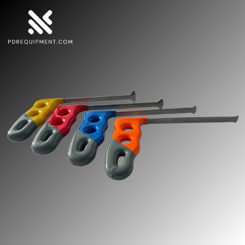 4-Piece 15cm White Steel Whale Tail PDR Tools