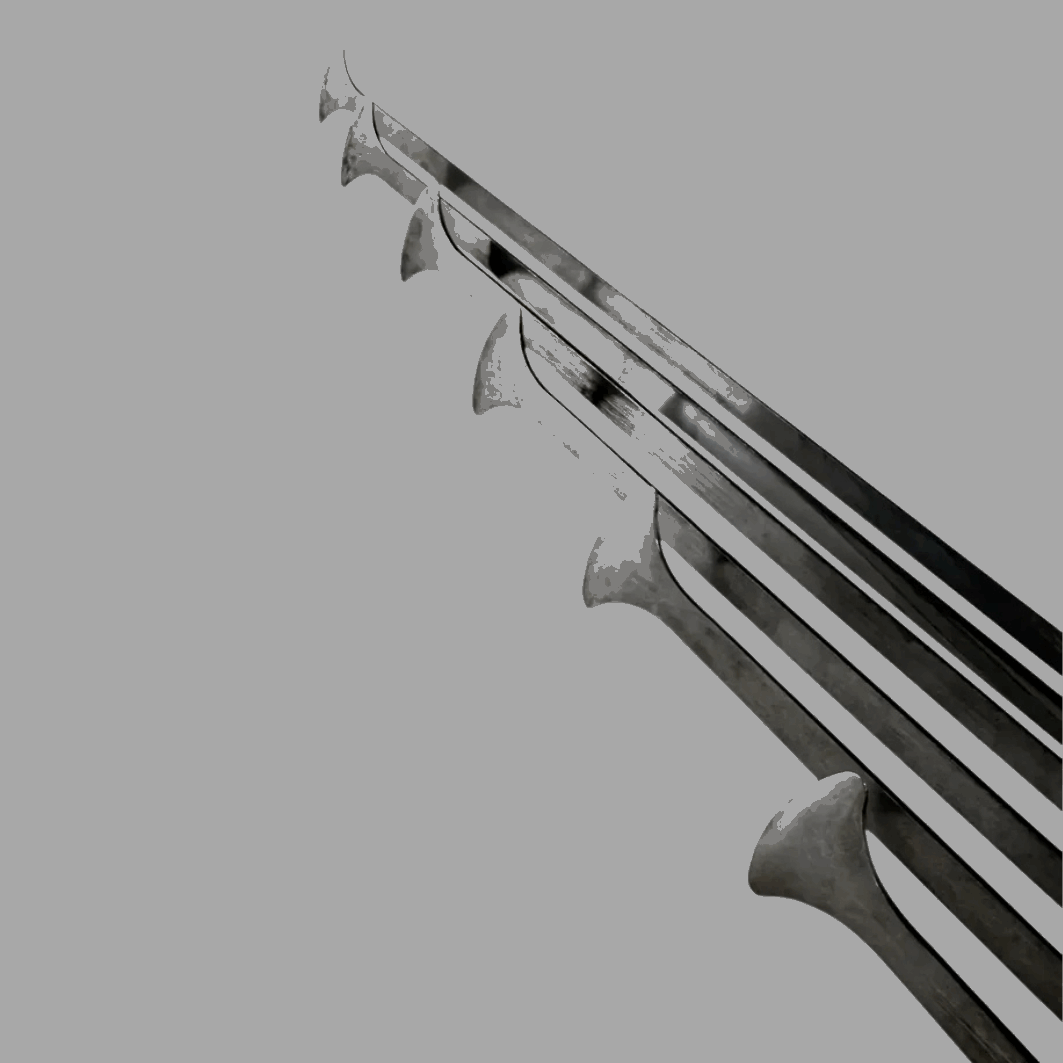 Gold Edition 6-Piece Whale-Tail Dent Repair Rod Set – 40mm Flat Tip, Ultra-Slim Access Tools - PDRequipment.com