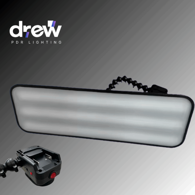 22" Cordless Carbon Fibre PDR Light 9 Strip 1 Year Warranty - PDRequipment.com