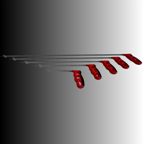 5-Piece Stingray Tail Tip Steel PDR Tools set - PDRequipment.com