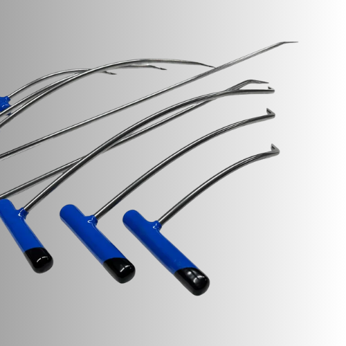 8-Piece Single Bend Sharp Tip Left & Right Steel PDR Tools - PDR Equipment International