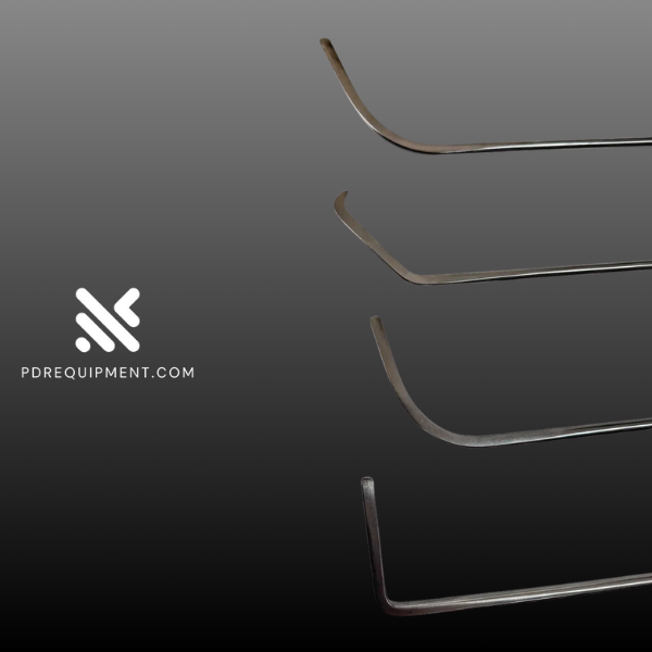 The Johnson 4-Piece 360° Rotating Paintless Dent Repair Rod Set – 8mm Hardened Steel Tools - PDRequipment.com