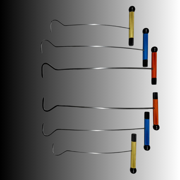 The Hookies T-Handle Aluminum Double-Sided Dent Repair Rods - PDRequipment.com