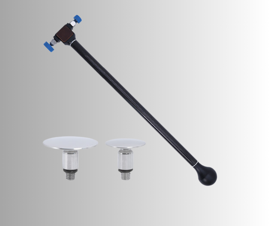 Knockdown Hammer with Aluminum Head, Hard/Soft Tips - 12 Inch Carbon Fiber Handle