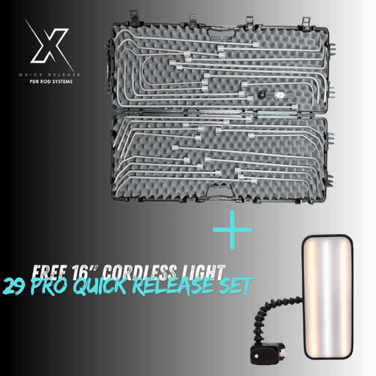 29 pc Pro Quick Release Set + Free 16" Cordless Light - PDR Equipment International