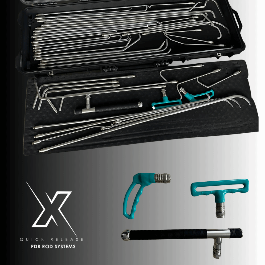 X 45pc High Carbon Steel Quick Release Rod Set - PDRequipment.com