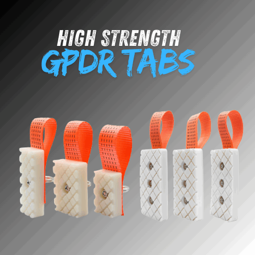 High-Strength Glue Tab Pulling Tool – Made from Seatbelt Webbing