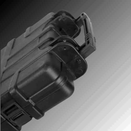 Heavy-Duty PDR Tool Carrying Case – 120x31x11 cm Black Wheeled Plastic Box with Foam Interior