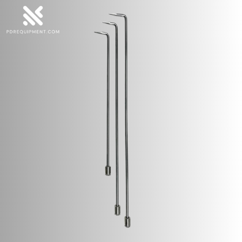 3-Piece 360° Rotatable Single Bend Pencil Sharp Tip White Steel PDR Tools - PDR Equipment International